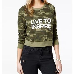 Boy Meets Girl Live To Inspire Crop Sweatshirt